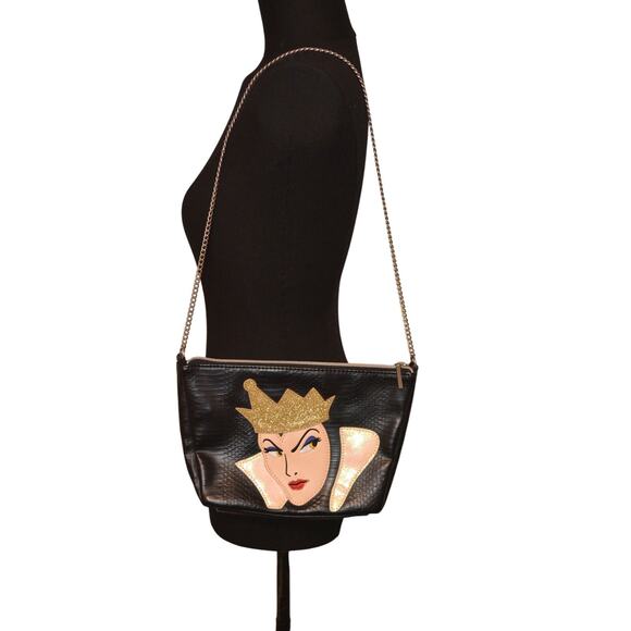 Disney Snow White & Evil Queen Double Sided Shoulder Purse Chain Shoulder Strap - Picture 2 of 6
